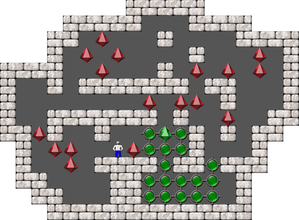 Sokoban Thinking Rabbit Arranged level 380